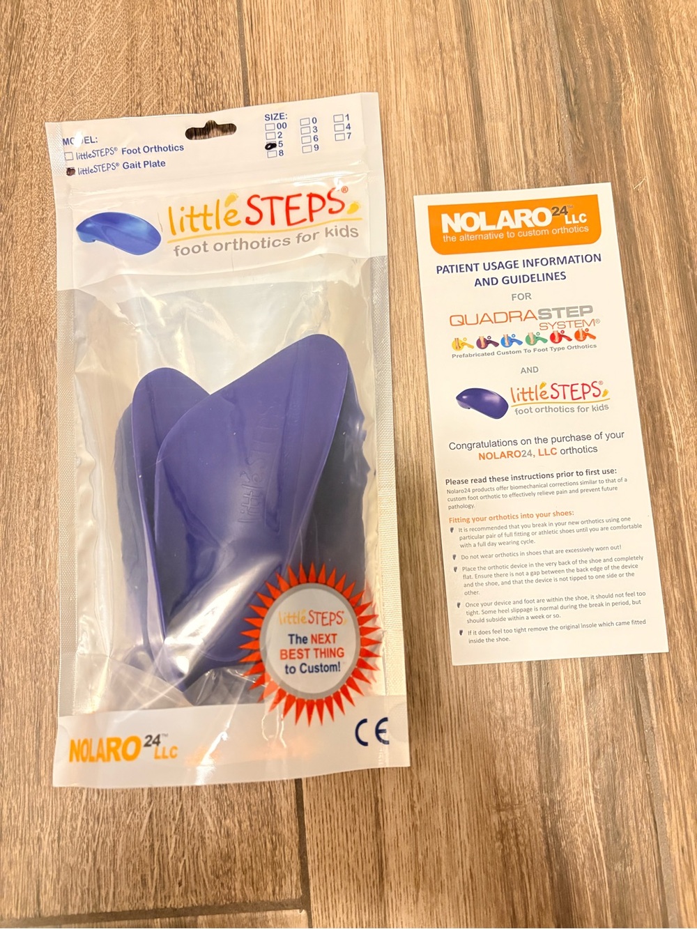 littleSTEPS® Gait Plates for in-toeing - little kid size 1.5-2.5